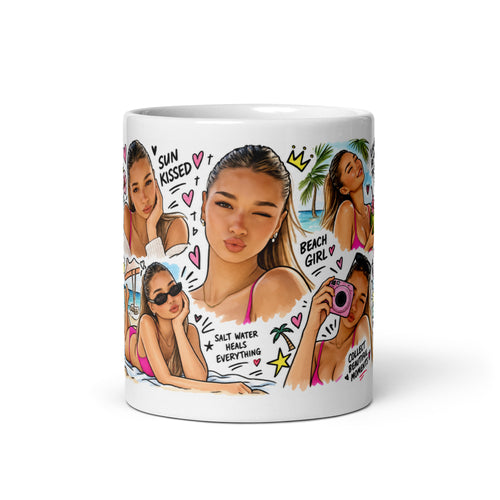 Personalized Cartoon Caricature Mug – Custom Photo Coffee Cup